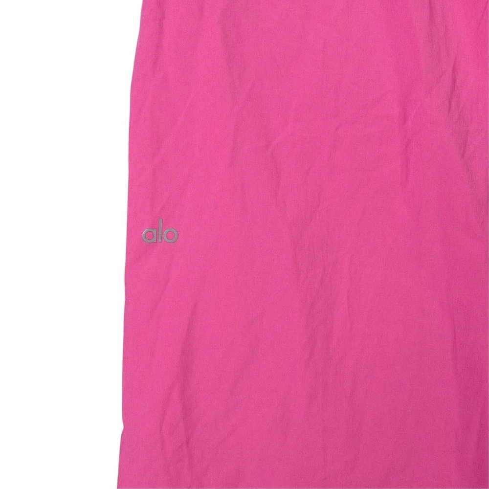 Alo Yoga Women's Mid-Rise Showdown Trouser Pink Pants Size S
